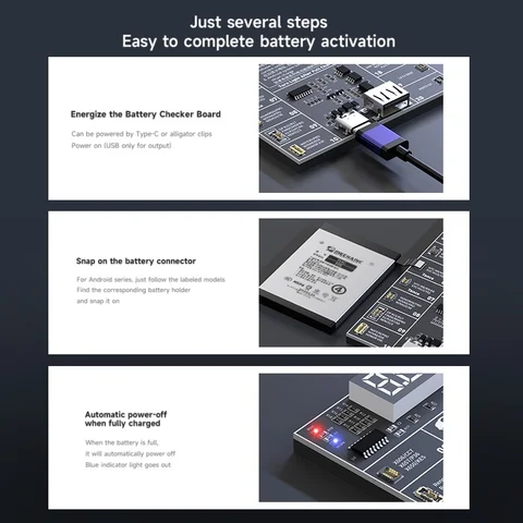 Универсальный активатор аккумулятора Mechanic Pro 20 для телефонов 400+ Android, стабилизатор заряда и напряжения в один клик с защитным отсеком