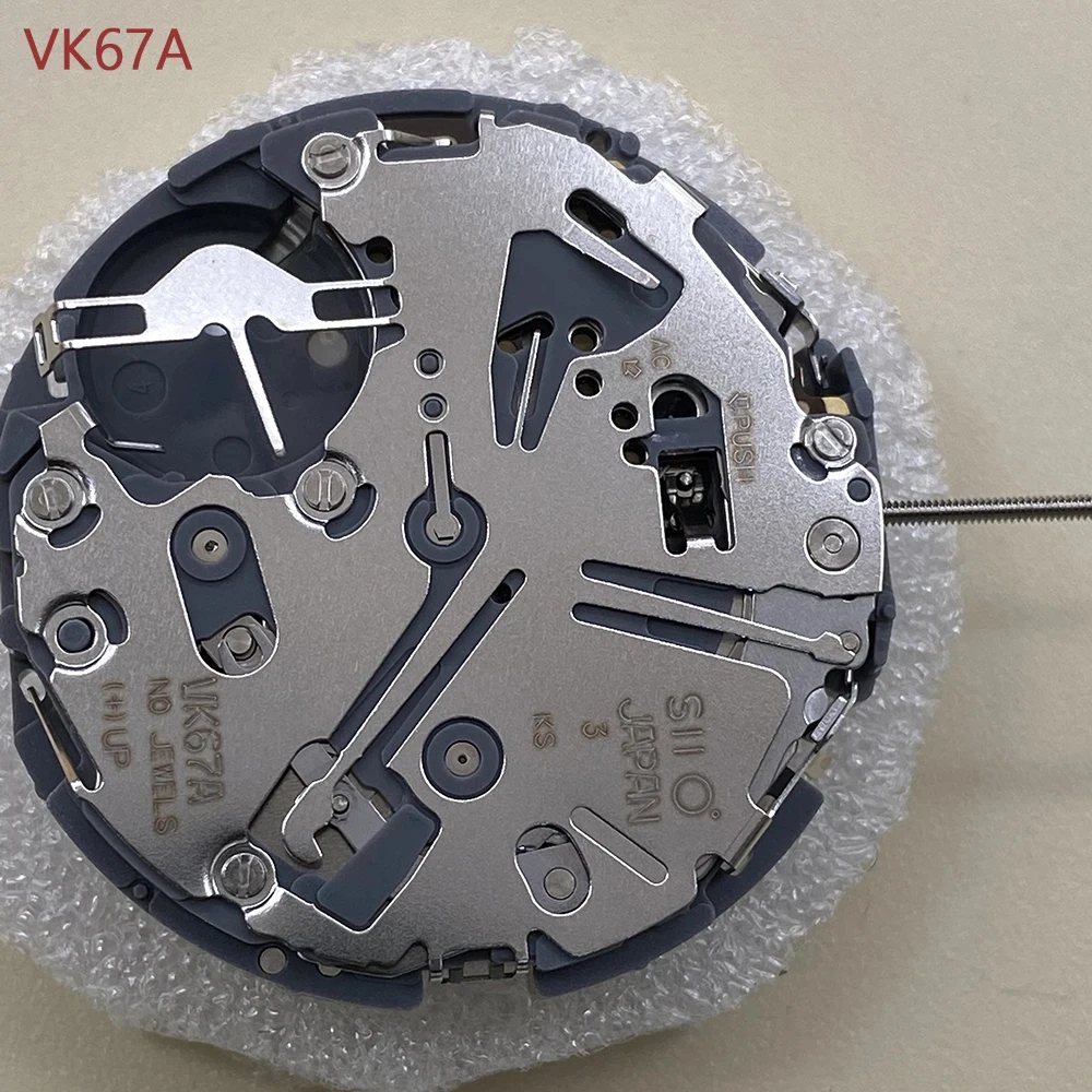 Японский кварцевый хронограф VK67A VK63A VK61A 6-контактный механизм для ремонта часов