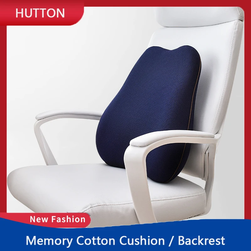 

Memory Foam Lumbar Support Chair Cushion Pillow Orthopedic Seat Cushion For Car Office Back Pillow Sets Hips Coccyx Massage Pad
