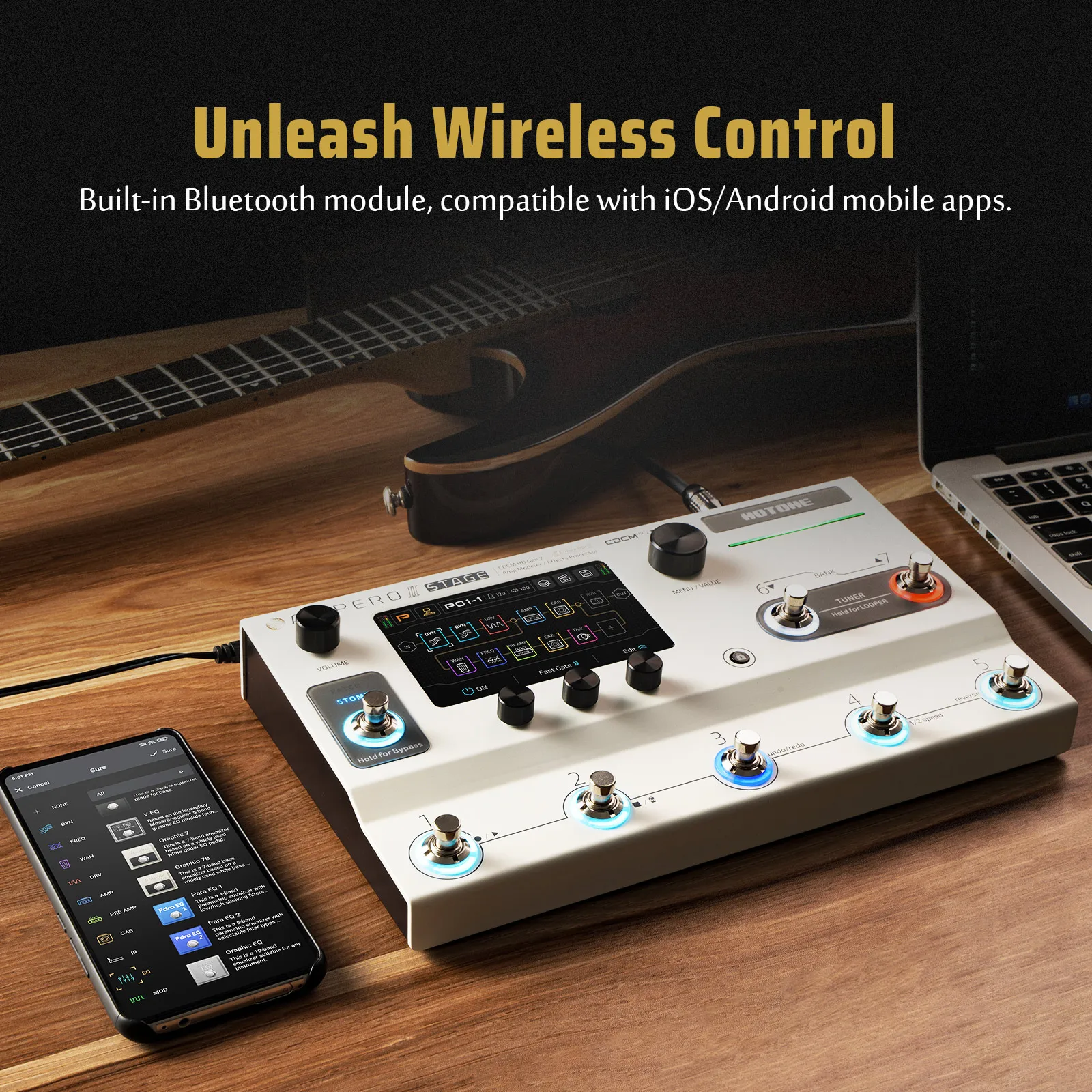 AMPERO Ⅱ STAGE Hotone Ampero II Stage マルチエフェクター