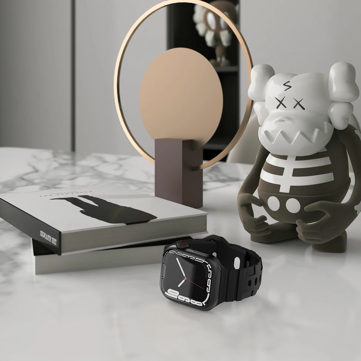 Silicone Strap For Apple Watch Band Ultra 49mm 44mm 45mm 41mm 38mm 40mm 42mm Sport Wristband Bracelet For iWatch Series 7 6 se 5