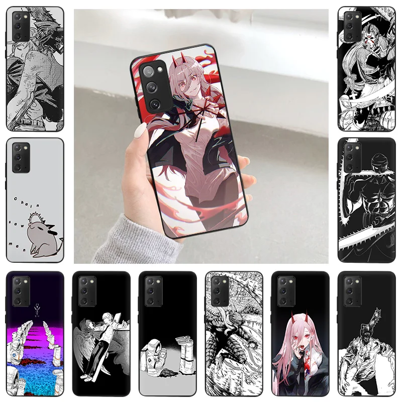 

Ultra Thin Silicone Chainsaw Man Manga Phone Case for Xiaomi Redmi Note 11Pro 11 11t 10 S 5G 10C 9T 9S 9C 9A 8 9 Soft Mate Cover