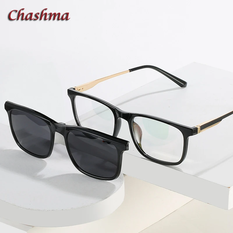

Chashma Frame Men Polarized Clips Magnet Prescription Glasses Optics Eyewear Sunglasses Eyeglass Optical Lenses