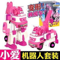 mini transforming anime deformation plane robot action figures transformation toys for kids gifts