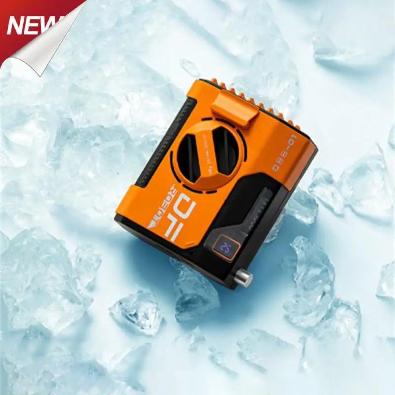 

Noise Reduction Mute Portable Fan Five Gears Fan Waist Fan Led Screen Can Be Used As Power Bank Multi-color Optional Outdoor Fan