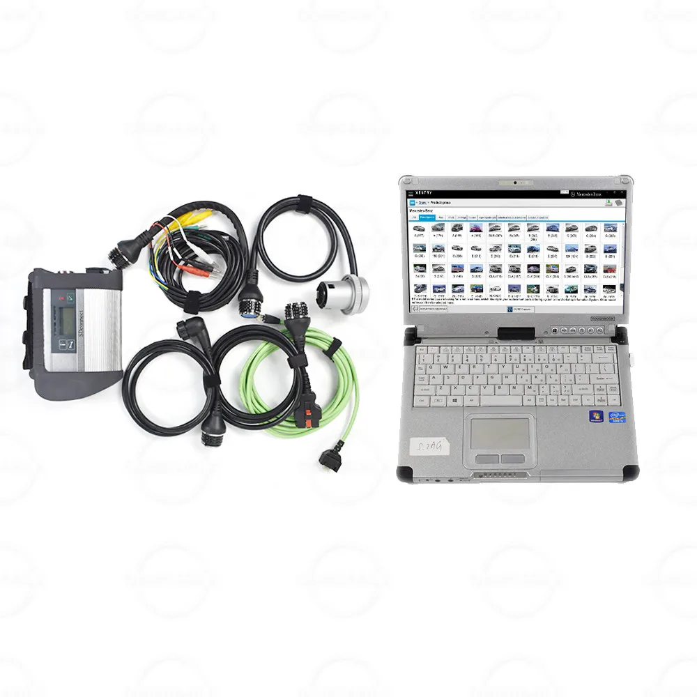 

MB STAR C4 Diagnosis Multiplexer for Benz MB SD Connect Compact C4 For Benz Car Truck Diagnostic Scanner Tool +CF C2 laptop