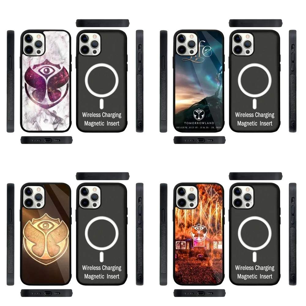 Tomorrowland Phone Case Strong Magnetic For IPhone 16 15 14 13 Pro Max Plus 11 12 Mini Magsafe Wireless Charging