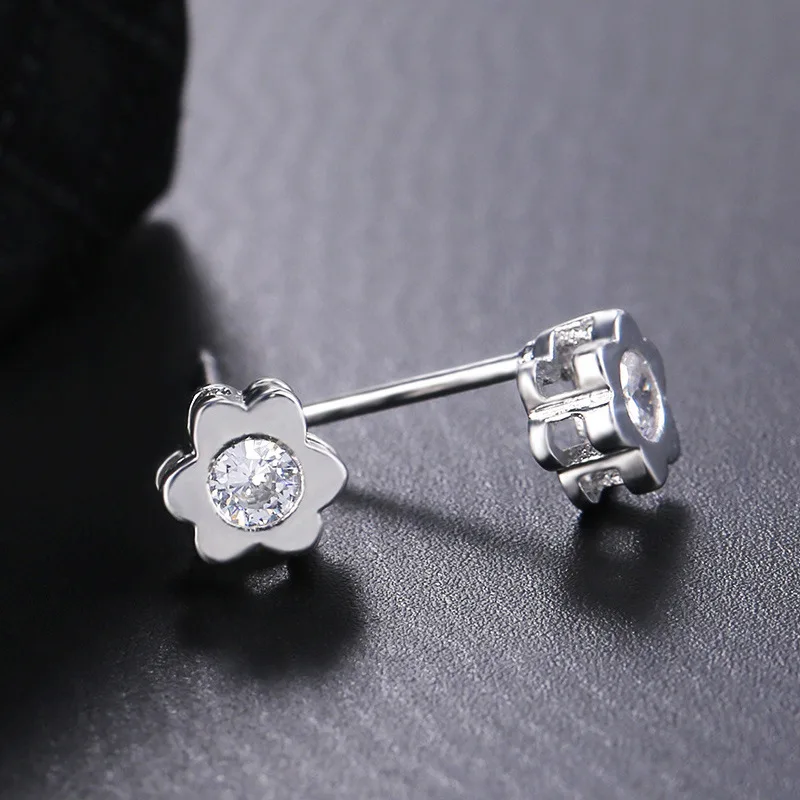 

Модные новые свадебные повседневные серьги в виде диких цветов с фианитом, простые подходящие серьги для школьников богини, оптовая продаж...