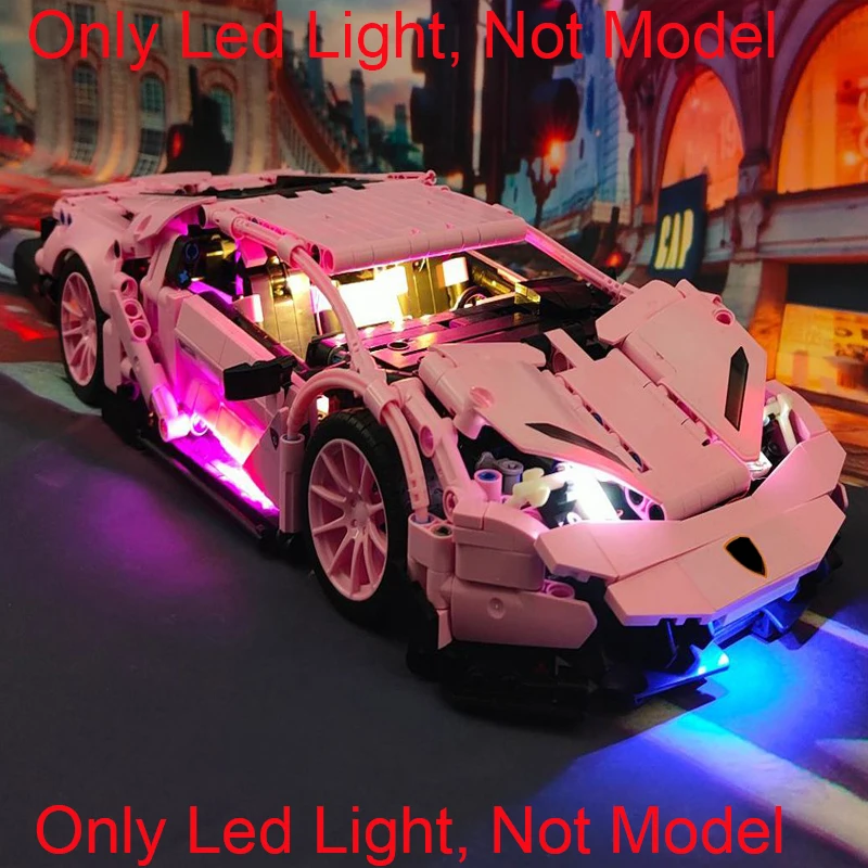 Светодиодная лампа фотовспышка набор технических блоков кирпичей для известных