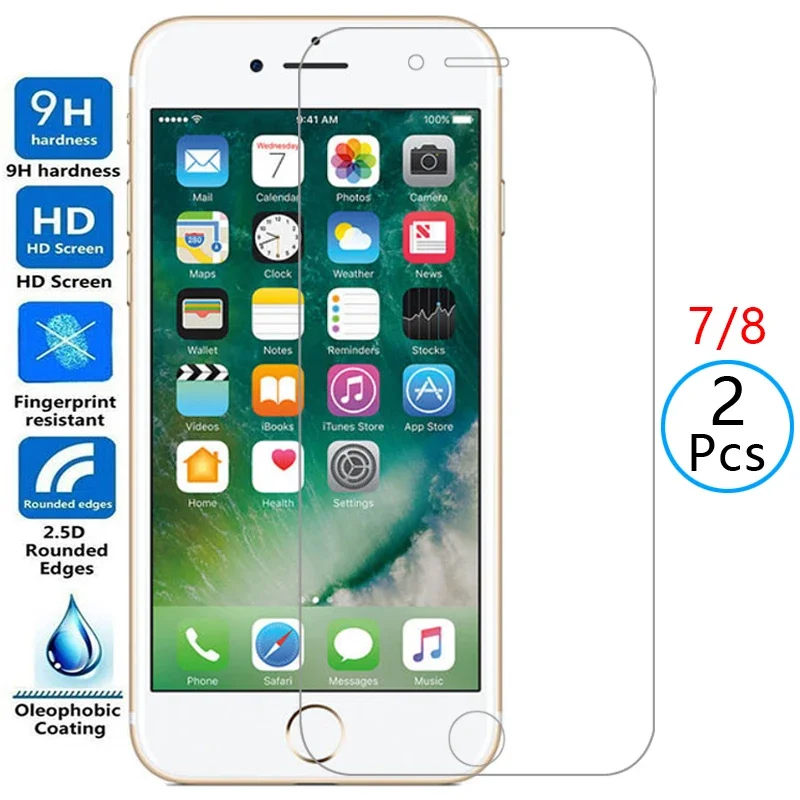 

protective tempered glass for iphone 7 8 screen protector on i phone 78 iphone7 iphone8 safety film aphone aiphone iphon iphome