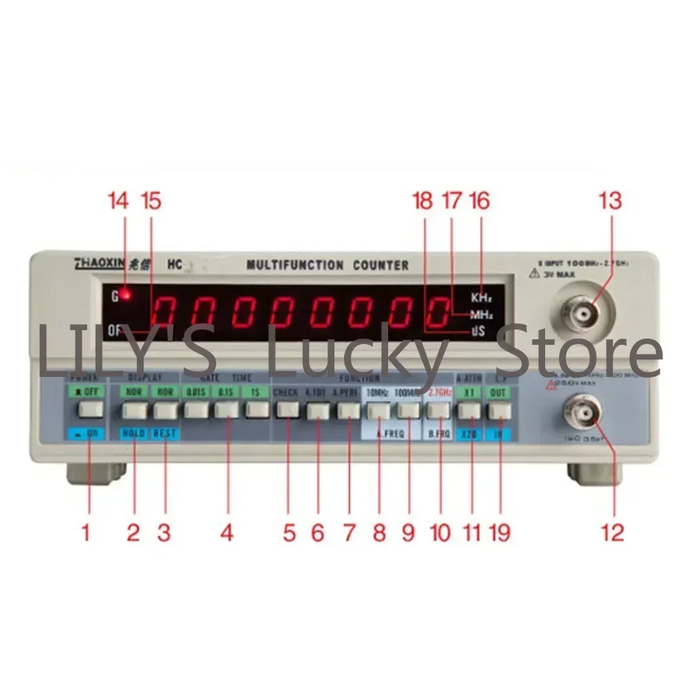 Измеритель частоты 1G измеритель кварцевого генератора сигнала дисплей с 8