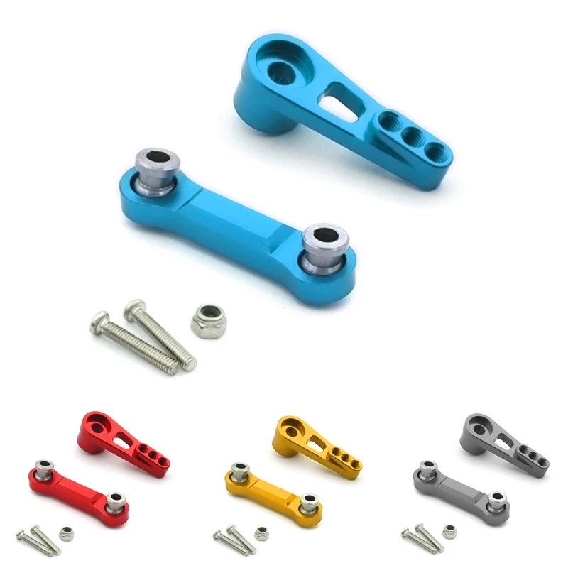 

Wltoys 184011 A949 A959 A969 A979 K929 A959-B A979-B 2pcs Metal Steering Servo Arm Servo Rod 1/18 RC Car Upgrade Parts
