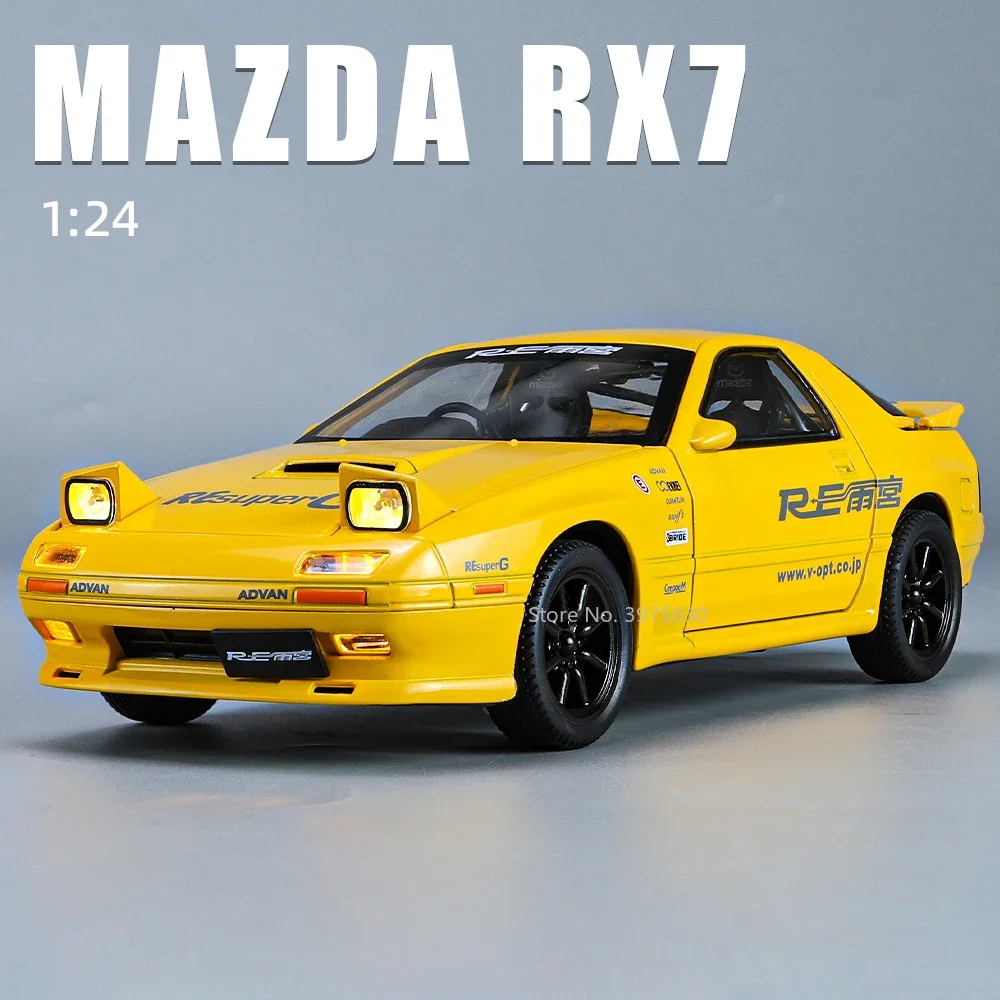 Масштаб 1:24 Mazda RX7-FC модели автомобилей литой под давлением сплав миниатюрный