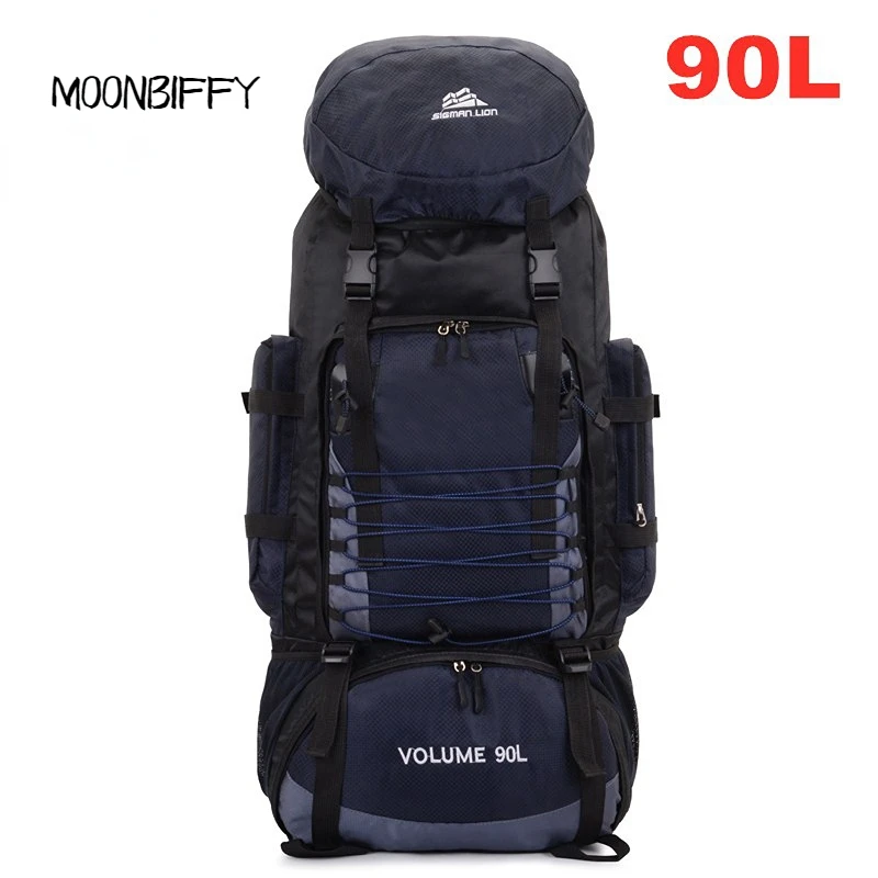 

90L Large Capacity Outdoor Backpack Waterproof Mountaineering Camping Trekking Hiking Backpack Rucksack Travel Sport Blaso Bag