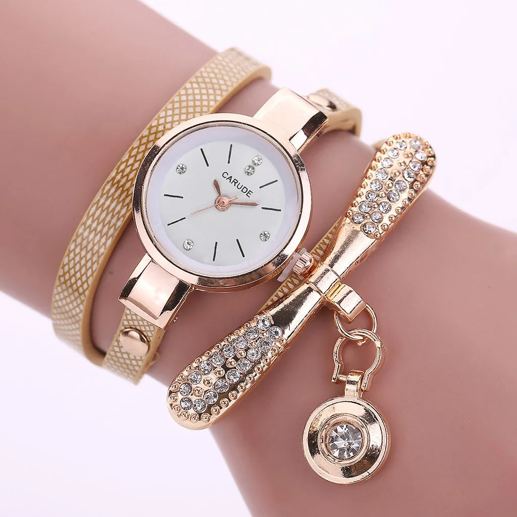 4195 Fashion Watch Women Leather Band Zegarek Damski Analog Quartz Montre Femme Wristwatch Relogio Feminino Reloj Ladies Watches