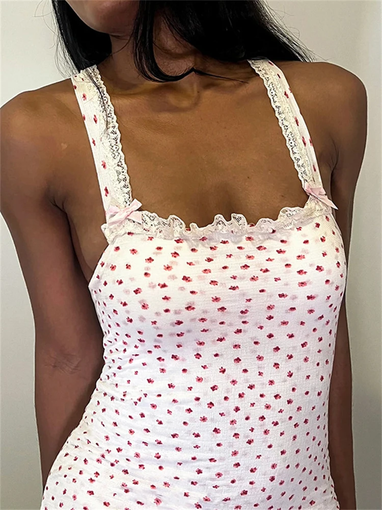 Absobe кружевной бант лоскутный комбинезон с цветочным принтом женский квадратным