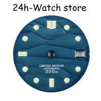 watch accessories literally suitable for nh35nh36 movement marine dial green luminous 28 5mm modified skx