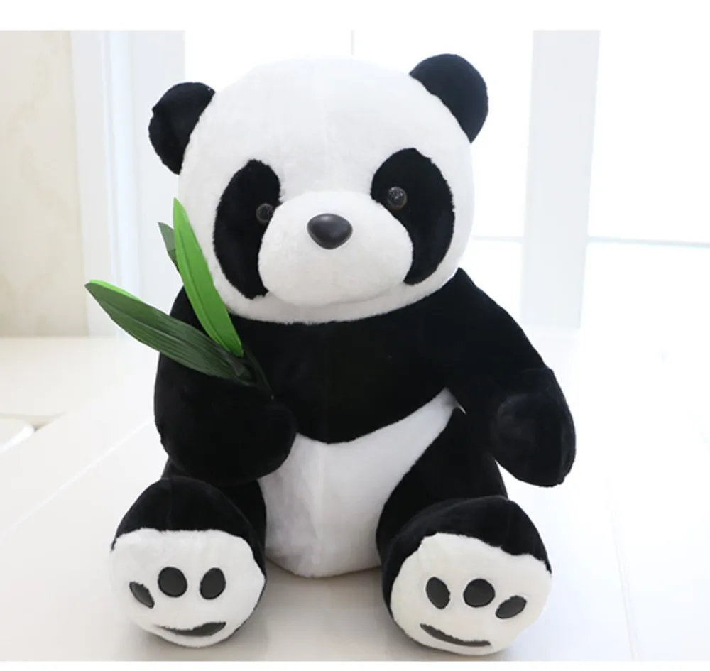 

Hot Sale 22cm 30cm Children's Cute Bamboo Leaf Panda Doll Soothe Doll Plush Toy Pillow Baby Birthday Christmas Gift Valentine's