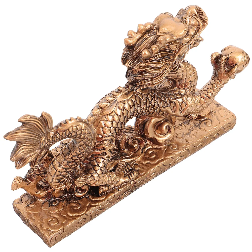 

Ornaments Chinese Dragon Decor Statue Cupboard Figurine Indoor Desktop Decoration