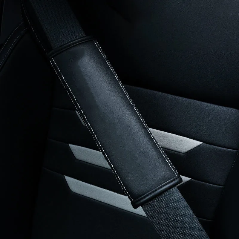 

2pcs Leather Car Shoulder Protection Pads Seat Belt Cover for G01 G30 F11 F31 320i 330i 316i 116i E60 E87 E91 X5 E70 X6 X1