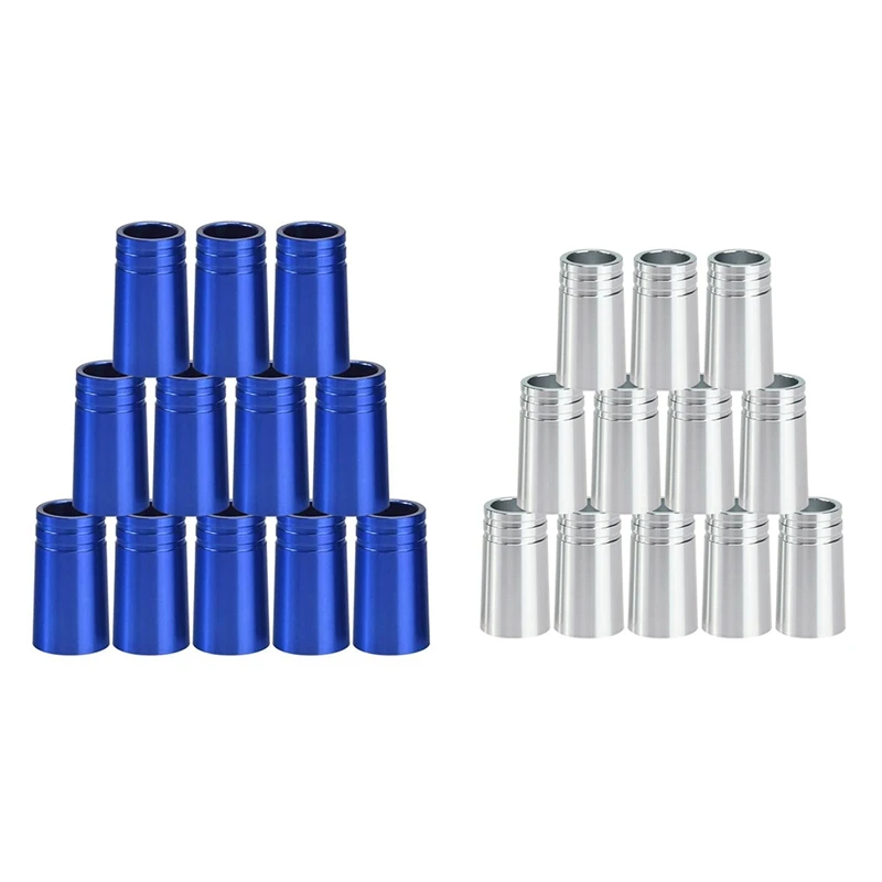 

24 Pcs Golf Ferrules .370 Aluminum 25Mm For Irons Shafts Golf Club Accessories