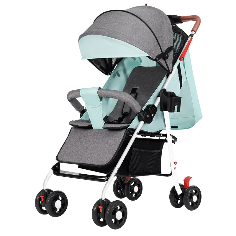 

Wholesale Baby Stroller Light Folding Can Sit Baby Baby Four-wheeled Cart Click To Close The Car