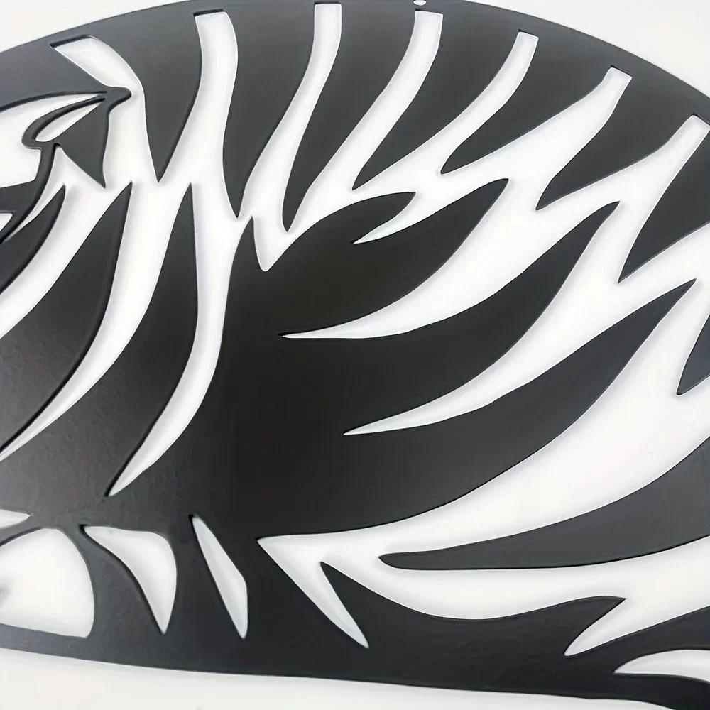 Геометрический Металлический Силуэт Кошки Настенный Декор Зачарованная