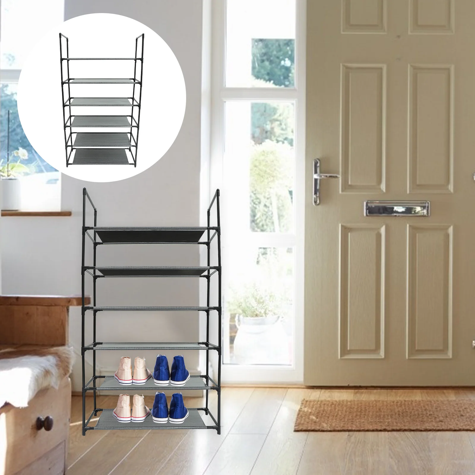 

1Pc Multiple-layer Shoes Rack Household Shoes Shelf Multi-Use Shoes Storage Rack