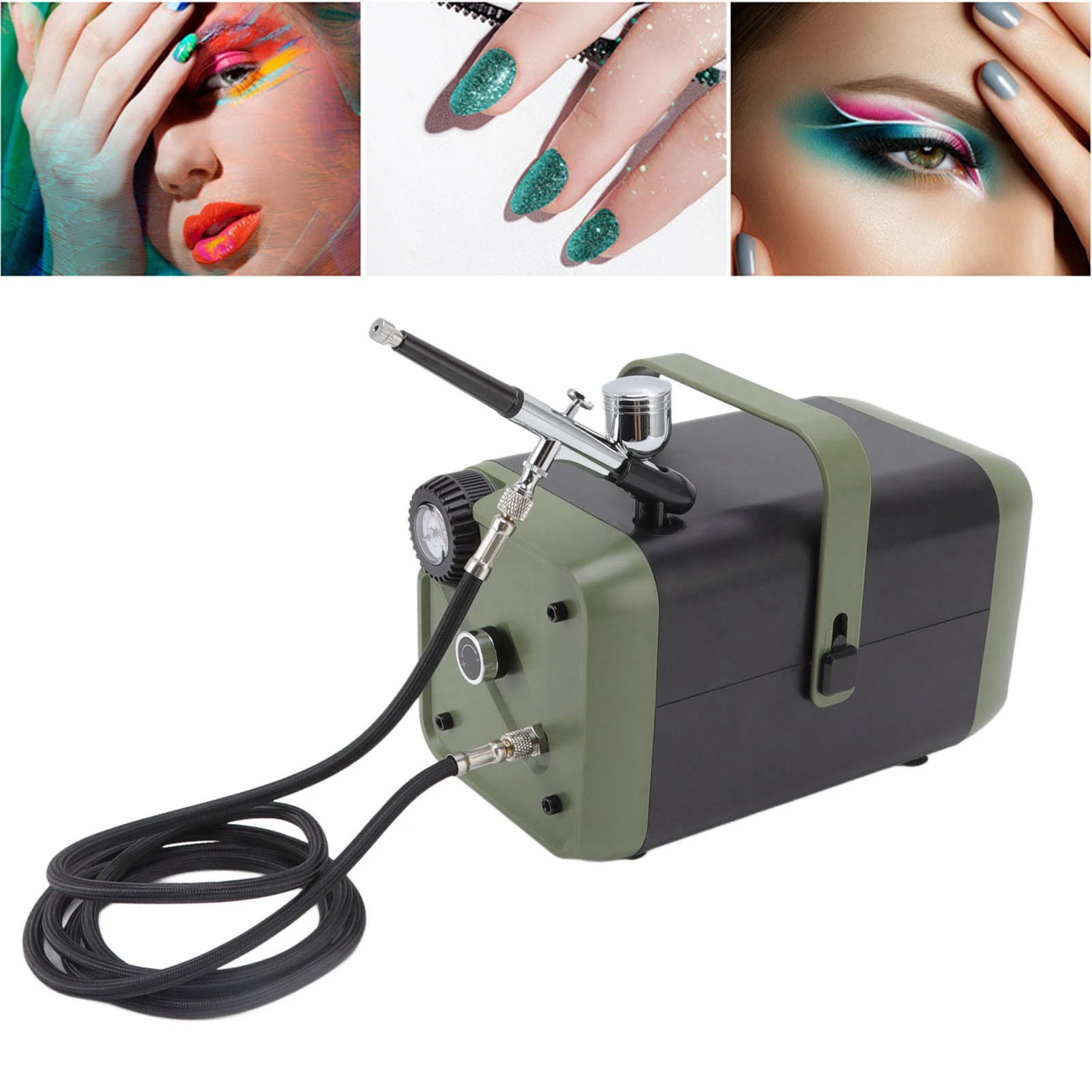 Комплект профессиональной системы аэрографии Мощная регулировка Безмасляный