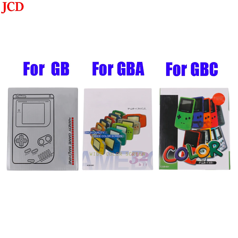 

JCD 1pcs For Gameboy Color New Packing Box Carton Packing Box With Logo For GB GBA GBC Retail Packing Box For Gameboy Advance