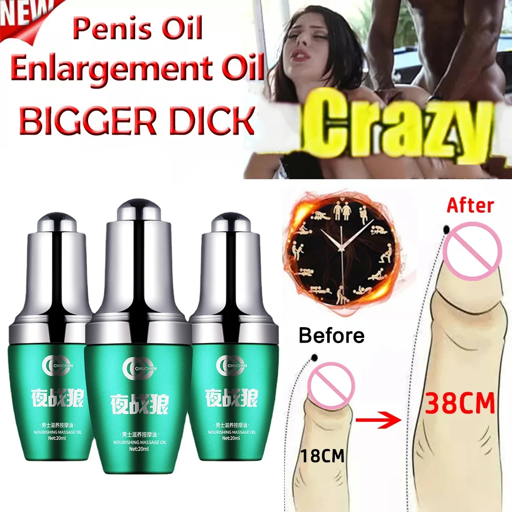 Penis Thickening Growth Enlarge Massage Enlargement Oils,Penis Enlargement Oil and Delay,Penis Delay Ejaculation Oil