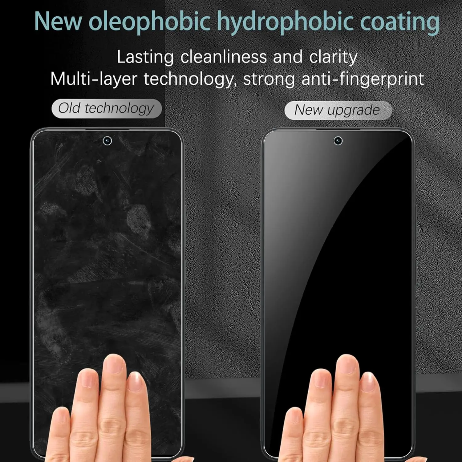 Защитная пленка из закаленного стекла для Xiaomi Redmi 12 твердость 9H без пузырьков