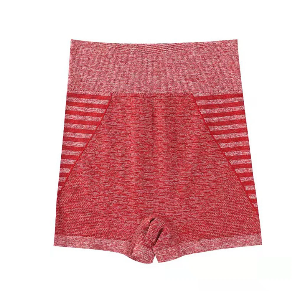 Шорты для фитнеса и йоги бесшовные с высокой талией |