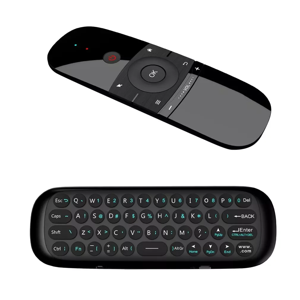 

NEW2023 Rechargeble Mini Air Mouse W1 Wireless Keyboard 2.4G Mention Sensing Fly Air Mouse For 9.0 8.1 Android TV Box//TV
