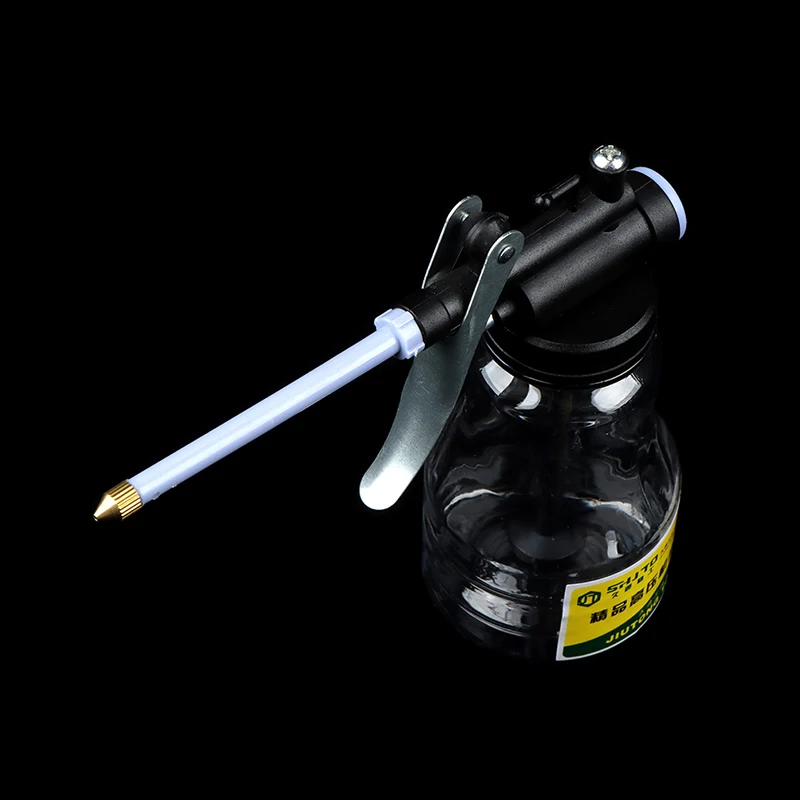 

1PC Practical Grease Gun Oiler Oil Pump Oil Can Transparent High Pressure Pump For Lubrication Machine Oil Greasing 250ml