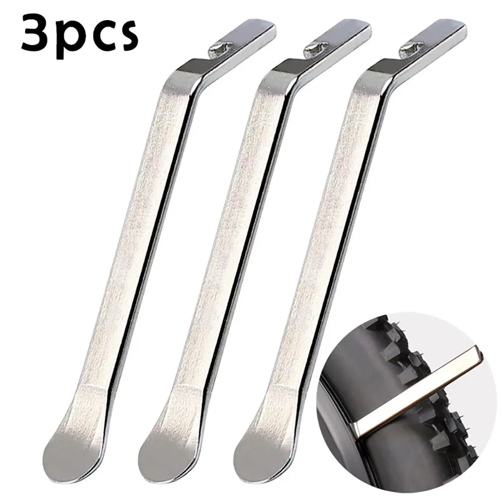 

3Pcs Tire Spudger Motorcycle Tire Spudger Changing Tool High Strength Stainless Steel Tire Lever Tire Tube Repair Tools