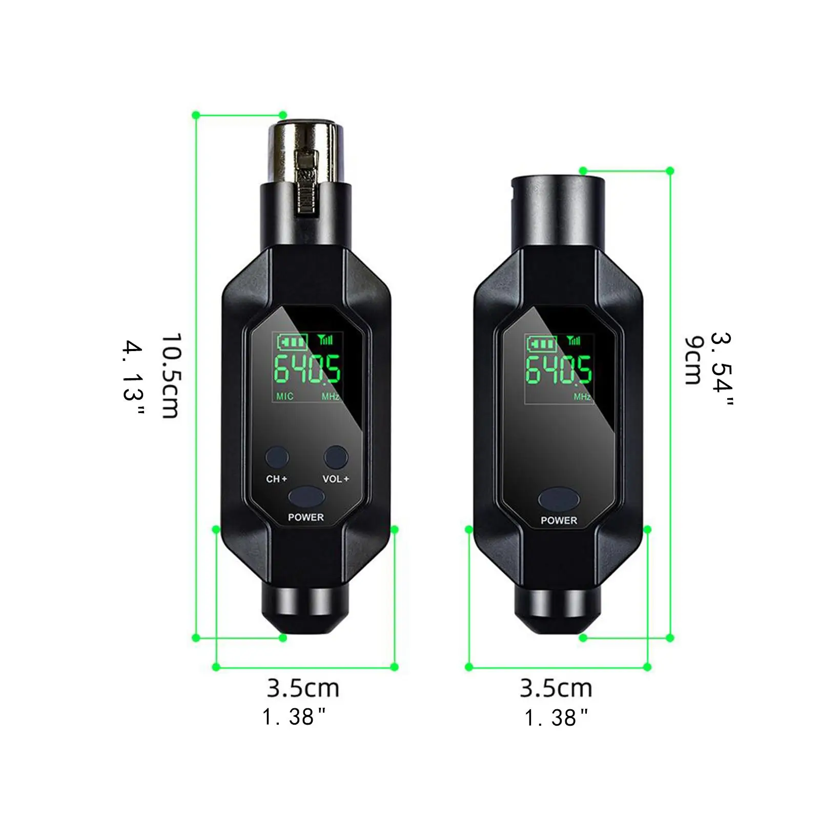 Беспроводная микрофонная система 110 дБ гитарный передатчик и приемник для