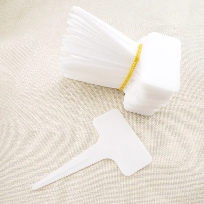 10 см пластиковые Т-бирки для растений из ПВХ этикетки цветочных горшков маркеры