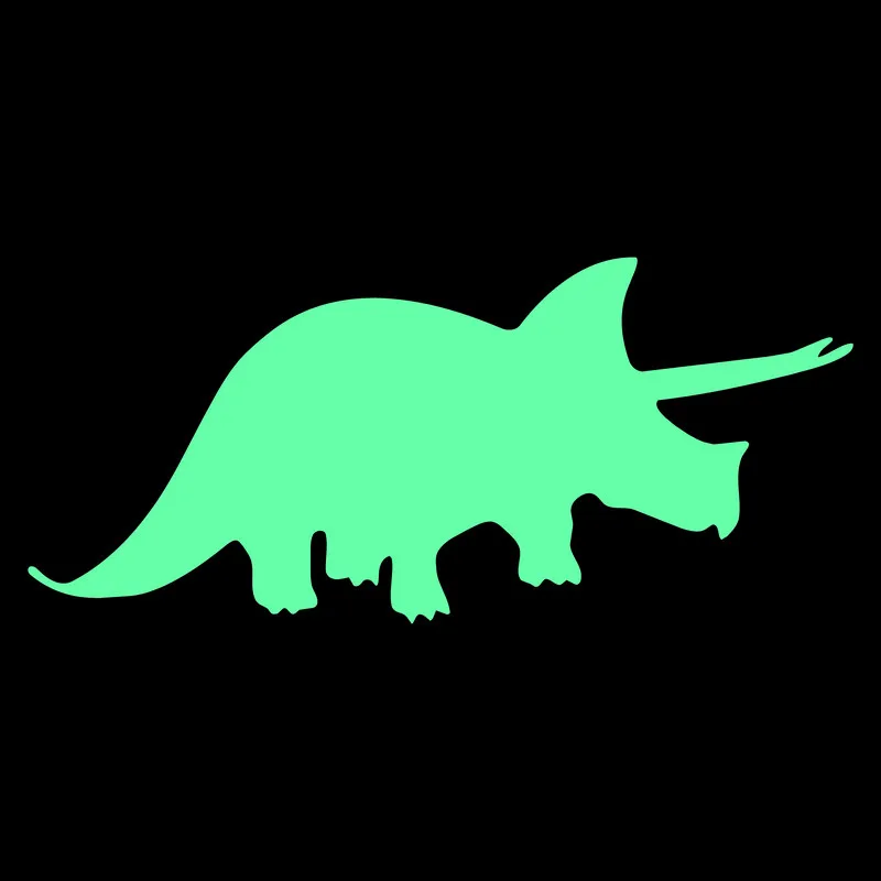 Мультяшный динозавр светящаяся наклейка настенный выключатель кухонный