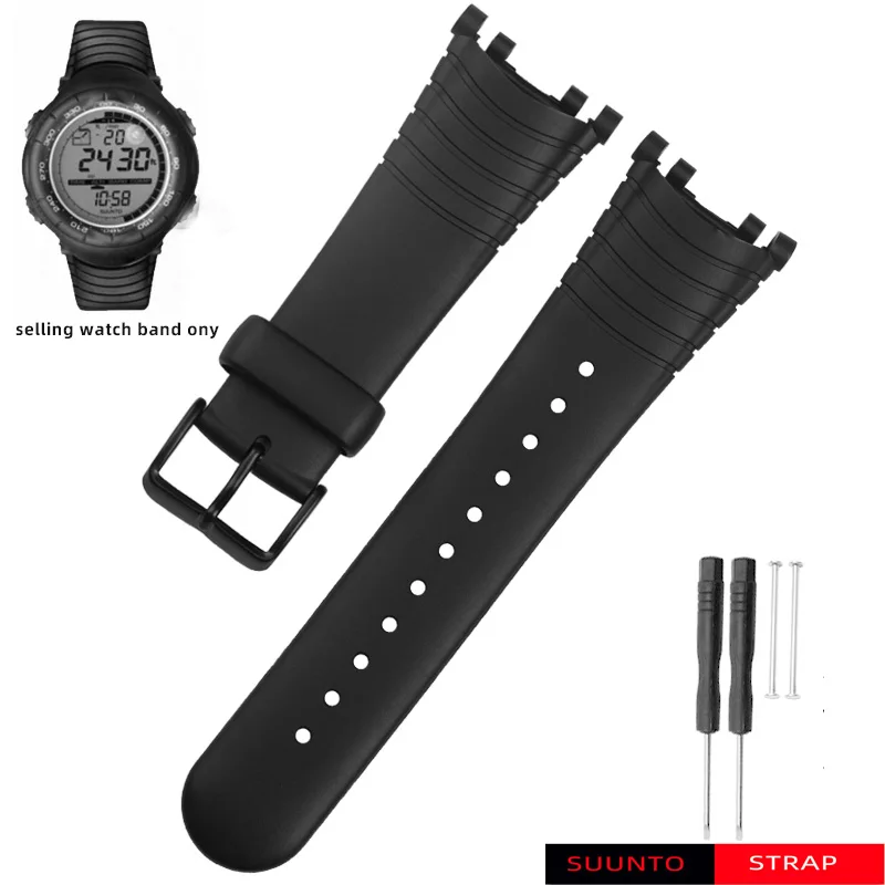 Silicone watchband For suunto vector loose extension VECTOR series Men and women bracelet strap table accessories
