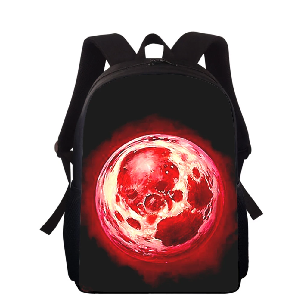 art moon 15” 3D Print Kids Backpack Primary School Bags for Boys Girls Back Pack Students School Book Bags