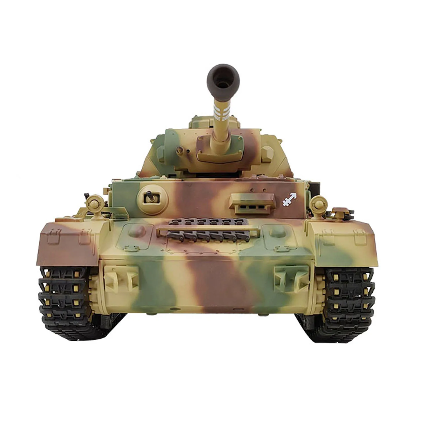 Фото Игрушечный танк 1:16 7.0 Military RC Tank 3859 Panzer IV F2 RTR на радиоуправлении, боевой танк с ИК-пультом, стальной редуктор, игрушка-модель №2