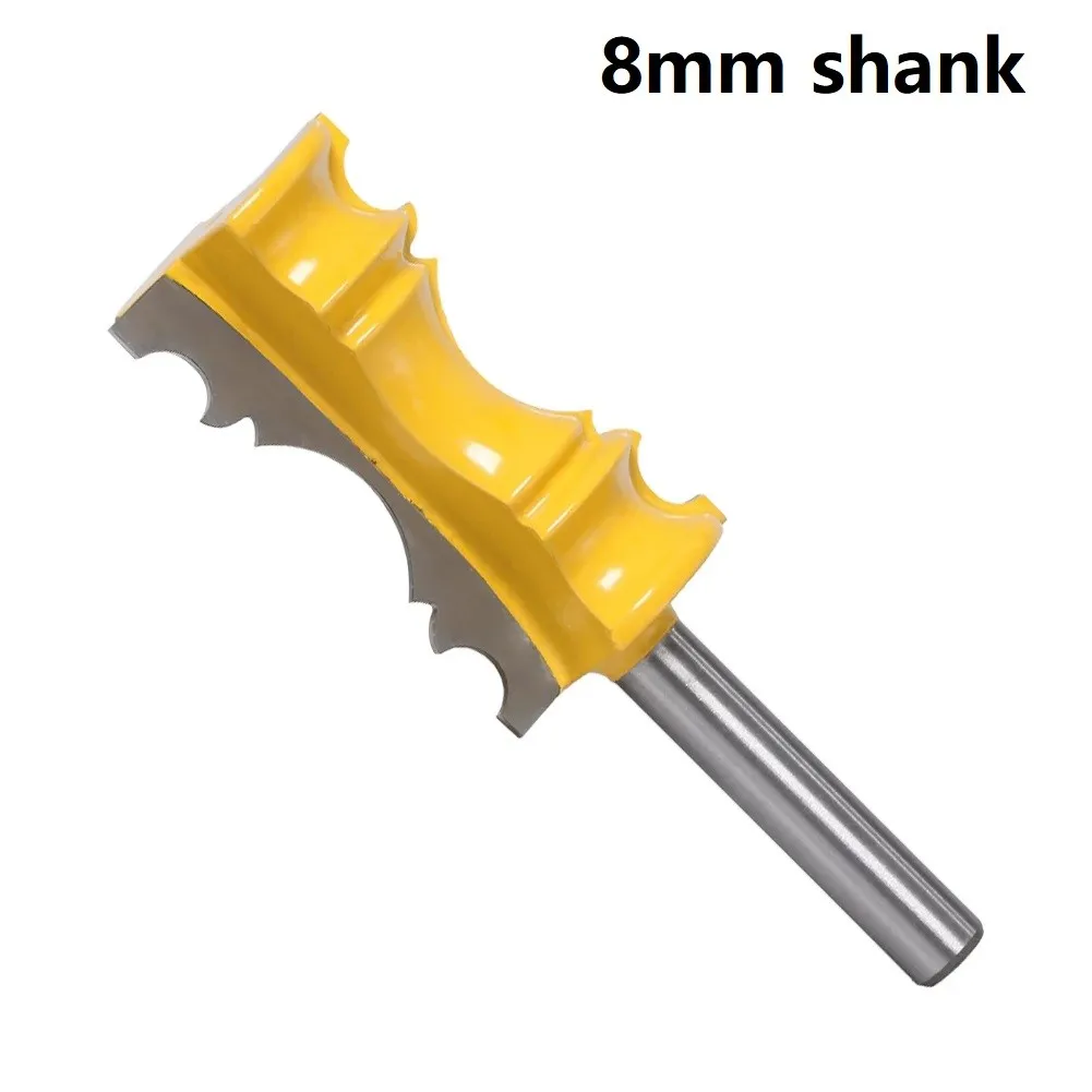

Tenon Cutter Router Bit 1pc 51mm Cutting 8mm Shank 93mm Length Chair Rail