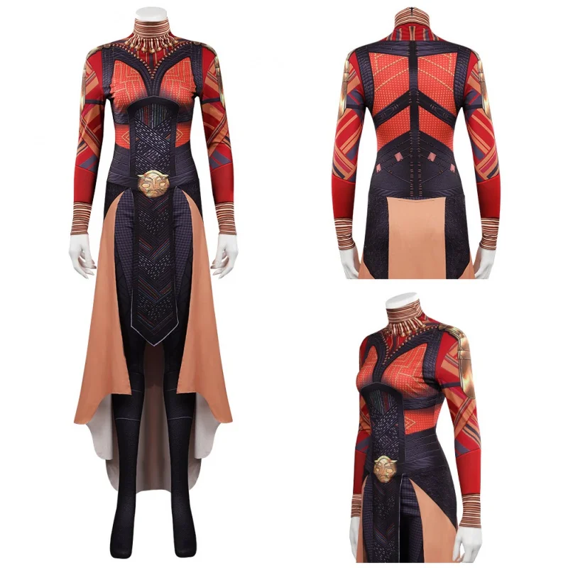 

Wakanda Forever Okoye Cosplay Jumpsuit Outfits Halloween Carnival Suit