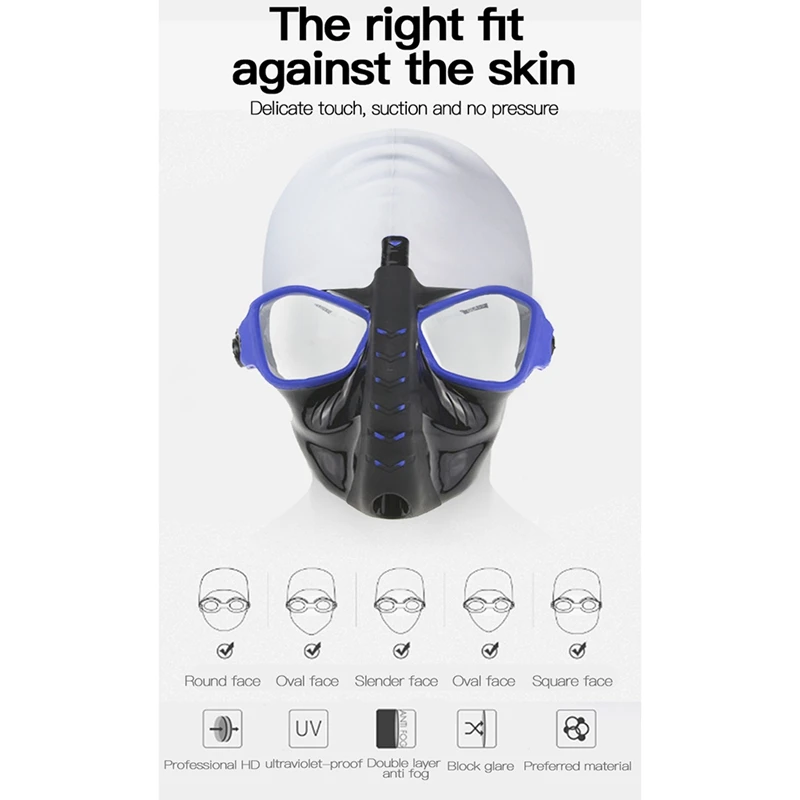 Маски для подводного плавания и дайвинга набор очки подводный аспиратор