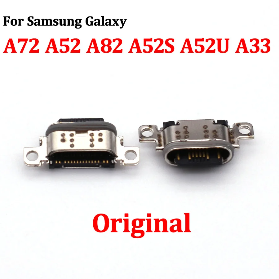 

10-50Pcs USB Charging Port Dock Plug Charger Connector For Samsung Galaxy A72 A52 A82 A52S A52U A33 A73 A336 A526 A726 A725 A525