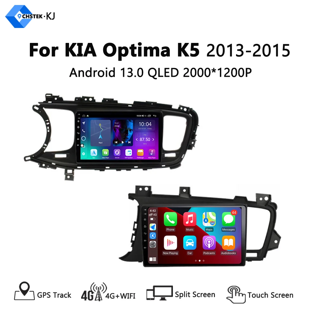 

Car Radio Android Auto For KIA Optima K5 2013-2015 GPS Navi Multimedia Player Stereo QLED Carplay HU No 2 Din 2din DVD