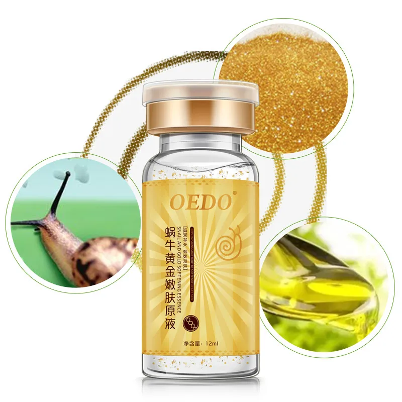 

Hyaluronic Acid Moisturizing Essence For Face Care Cream Serum For Face Care Pure Snail Extract Anti Aging Snail Gold Essence