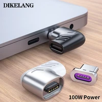 100w pd compatible with thunderbolt 3 for laptopsmartphoneimacipadswitch magnetic charging cable magnetic usb c adapter