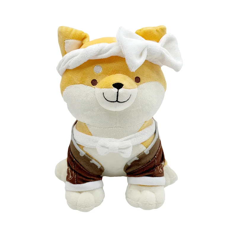 

Game Genshin Impact XiangLing Guoba Raccoon Bear Plush Doll Stuffed Dolls Cartoon Plushie Mascot Toy Cosplay Props Collection